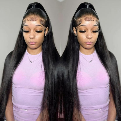 ⚡ Final Hours – Up to 57% Off🌷💥Straight HD Transparent Lace Front Wigs Human Hair