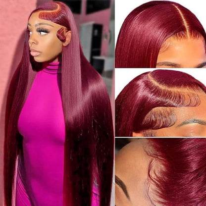 ⚡ Final Hours – Up to 57% Off🌷💥Straight HD Transparent Lace Front Wigs Human Hair