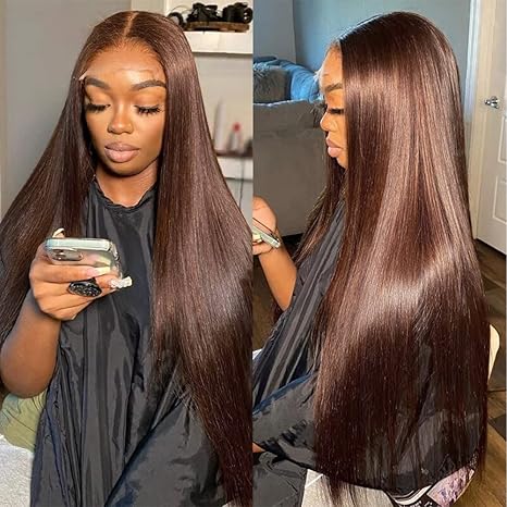 ⚡ Final Hours – Up to 57% Off🌷💥Straight HD Transparent Lace Front Wigs Human Hair