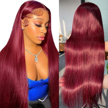 ⚡ Final Hours – Up to 57% Off🌷💥Straight HD Transparent Lace Front Wigs Human Hair