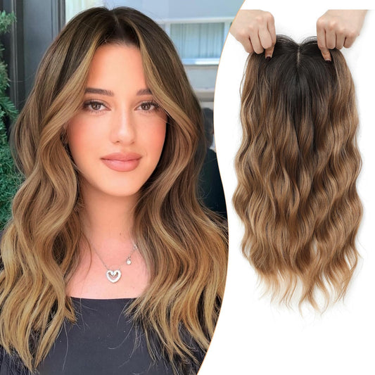 ⚡ Final Hours –⚡2026 New Lightweight & Breathable Wavy Hair Topper