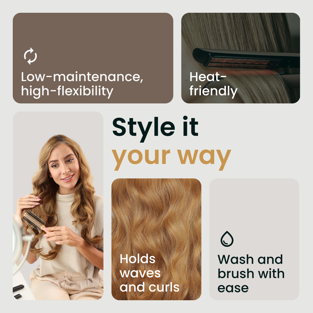 💖 High Quality Halo Hair Extensions