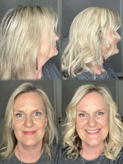 ⚡ Final Hours –🌷 New Lightweight & Breathable Wavy Hair Topper