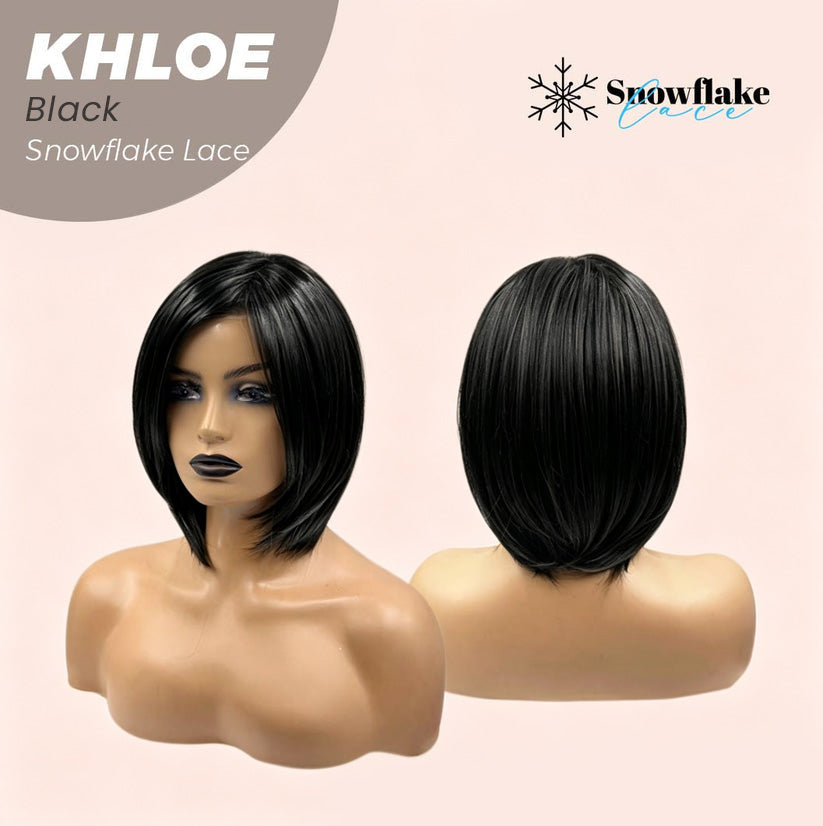 12 Inches Bob Cut  Pre-Cut Snowflake Lace Frontlace Glueless Wig KHLOE CAMEL PINK【PERMATEASE】【BENDY EAR TABS】- S/M