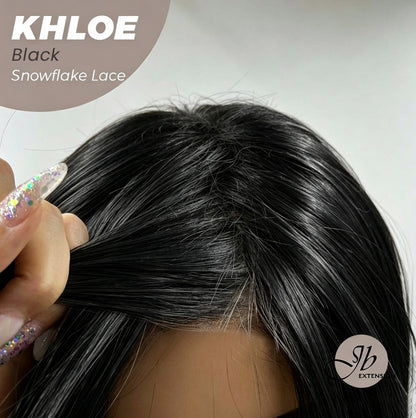 12 Inches Bob Cut  Pre-Cut Snowflake Lace Frontlace Glueless Wig KHLOE CAMEL PINK【PERMATEASE】【BENDY EAR TABS】- S/M